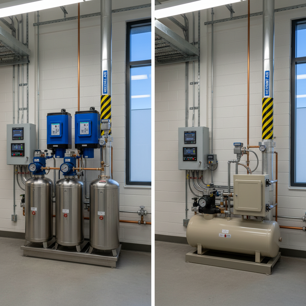 Instrument Air Compressor vs Medical Air: Key NFPA 99 Differences