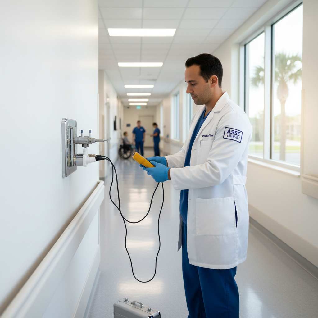 Medical Gas Verification in Sarasota FL: An ASSE 6030 Guide