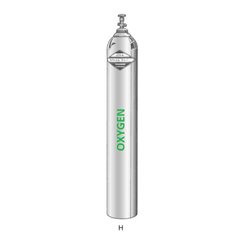 H Tank O2 Oxygen H Cylinder Refill (5 Foot Tank) — Medical Testing Solutions ...