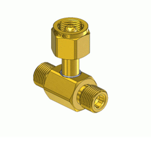 Superior C-2326, Brass CGA Manifold Coupler Tee