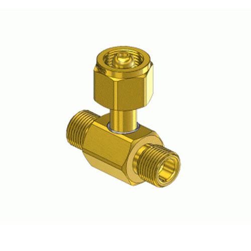 Superior C-2346, Brass CGA Manifold Coupler Tee