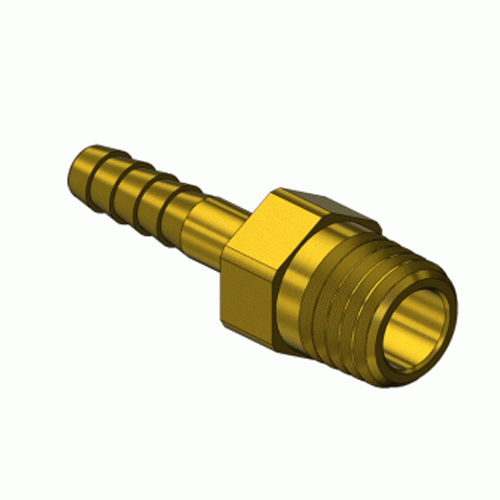 Superior A-102, Pipe Thread to Hose Barb Adaptor