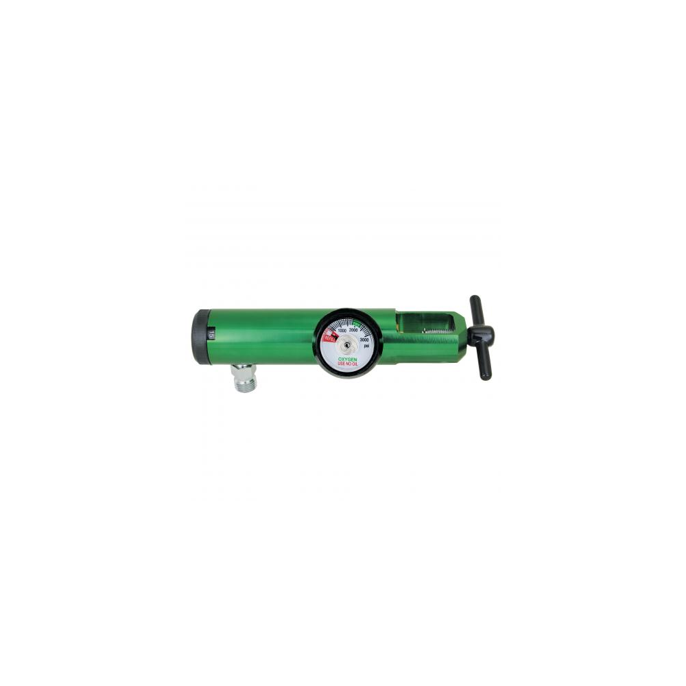 GenTech Click Style Regulator Click-style Oxygen Regulator, 0-15 LPM, with Hose Barb 284MA-15LY