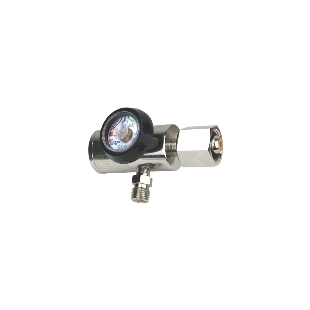 GenTech Click Style Regulator Click-style Oxygen Regulator, 0-4 LPM, with Hose Barb 286MB-4LY