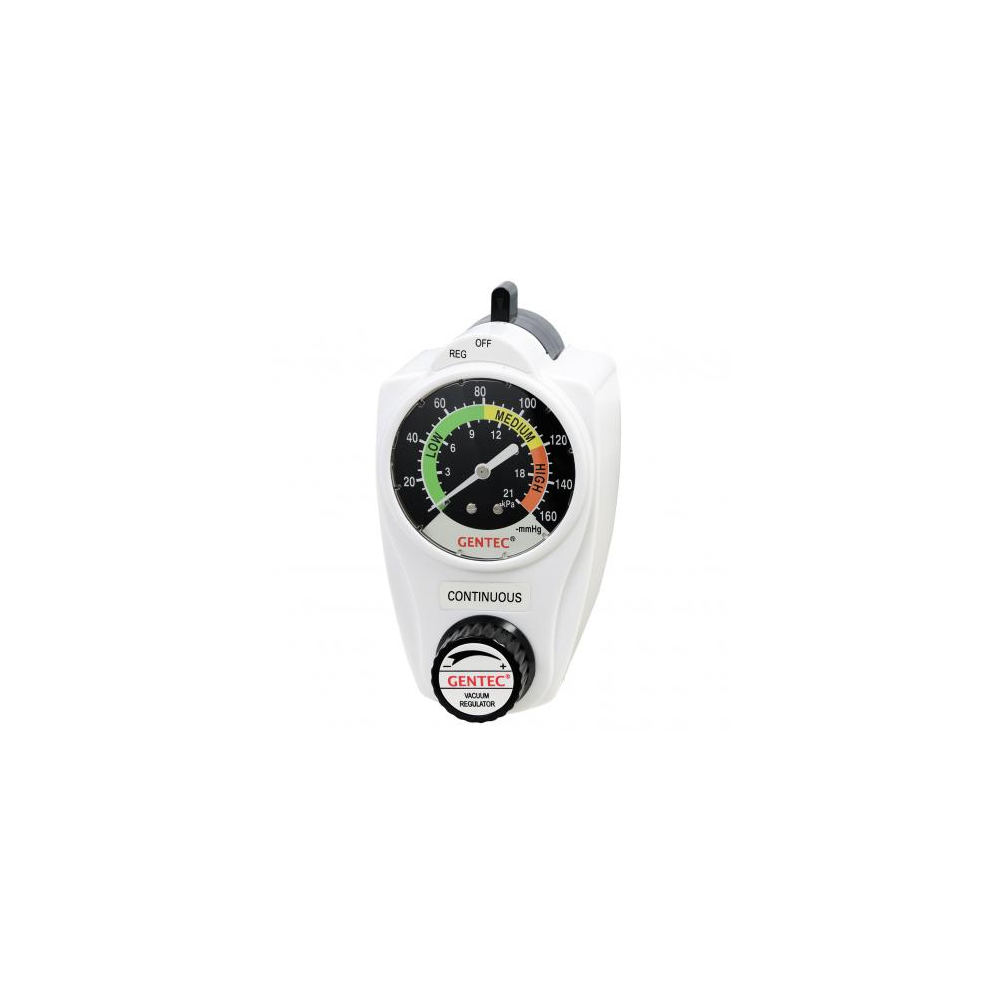 GenTech Digital Suction Regulator Digital,0-160 mmHg Range, DISS Back, No Bottom Fitting 881VR-160D-DS-A