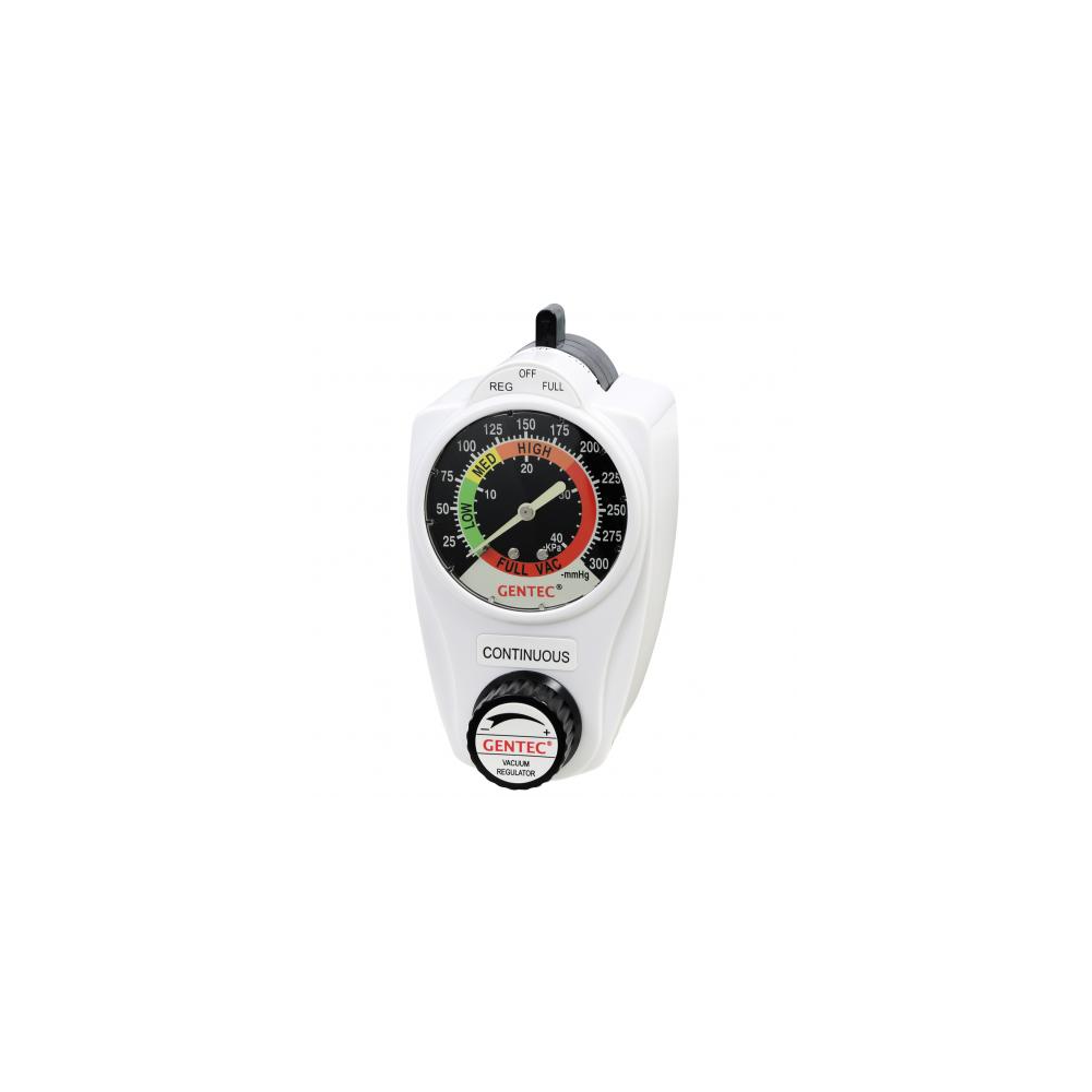 GenTech Digital Suction Regulator Digital,0-300 mmHg Range, DISS Hand-Tight Back, No Bottom Fitting 882VR-300D-DH-A