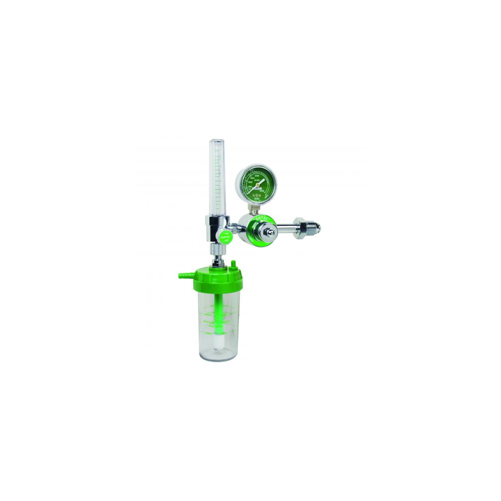 GenTech Flowmeter Regulators Diaphragm-type Regulator with 0-15 LPM Flowmeter, CGA 870 Inlet 895M-15LY