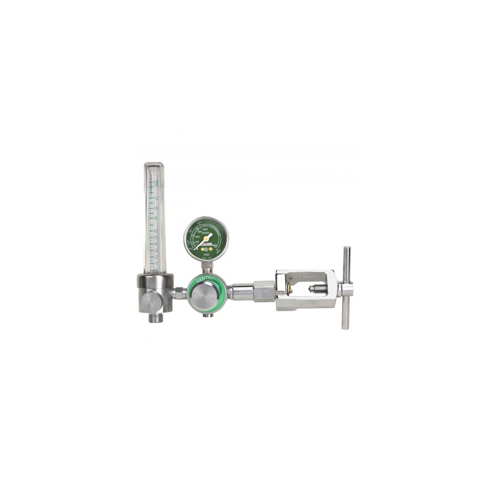 GenTech Flowmeter Regulators Piston-type Regulator with 0-15 LPM Flowmeter, CGA 540 Inlet 191M-15L